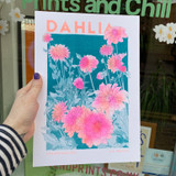 Dahlia Unframed Print