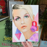 Twiggy by Olivia Axson Unframed Print