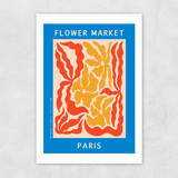 Paris Flower Market Unframed Print