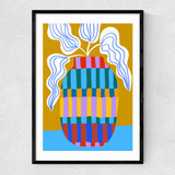 Striped Pot