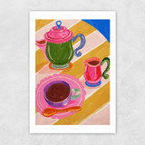 Morning Coffee by Kartika Paramita Unframed Print