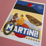 Martini by Hello Bonjour Unframed Print