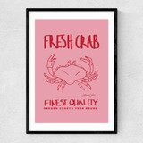 Fresh Crab Narrow Black Frame