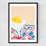 Lemon Bowl Narrow Black Frame