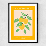Brixton Farmers Market Narrow Black Frame
