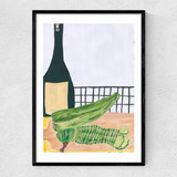 Zucchini by Lucy Muss Narrow Black Frame