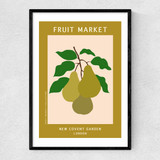 New Covent Garden Farmers Market Narrow Black Frame