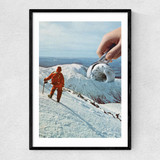 Ice Cream Mountain Narrow Black Frame