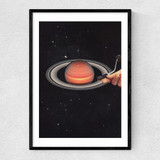 Galactic DJ Narrow Black Frame