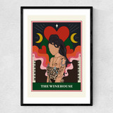 The Winehouse Narrow Black Frame