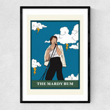 The Mardy Bum Narrow Black Frame