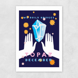 Topaz Unframed Print
