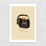 Take Your Cat To Work Day Unframed Print