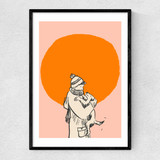 Hero's Welcome Narrow Black Frame
