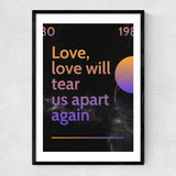 Tear Us Apart Narrow Black Frame