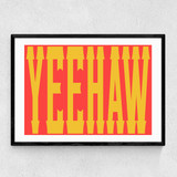 Yeehaw Narrow Black Frame
