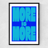 More Is More Narrow Black Frame