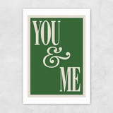 You And Me Unframed Print