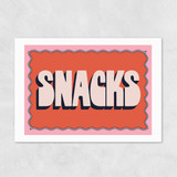 Snacks Unframed Print