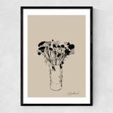 Bouquet Narrow Black Frame