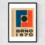 BRNO 1970 Matchbox Narrow Black Frame