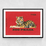 Tiger Matchbox Narrow Black Frame