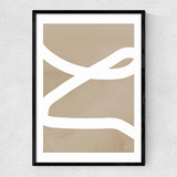 Lines Narrow Black Frame