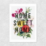 Home Sweet Home by The 13 Prints Unframed Print