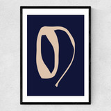 Silhouette by Anna Mainz Narrow Black Frame