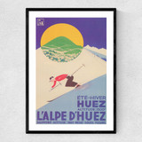 L'Alpe D'Huez Narrow Black Frame