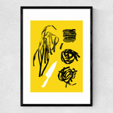 Fresh Pasta Narrow Black Frame