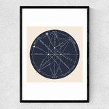 Meridians by Aster Narrow Black Frame