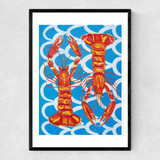 Langoustines on Blue Wavey
