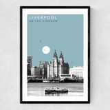 Liverpool Cityscape by Becks Norf Design