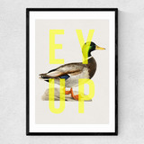 Ey Up Duck Narrow Black Frame