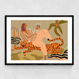Tigerific Narrow Black Frame