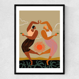 Sisters Narrow Black Frame