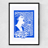 Lady Day Narrow Black Frame