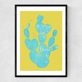Desert Blue Narrow Black Frame