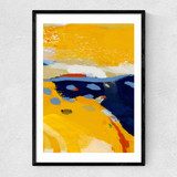 Summer III Narrow Black Frame