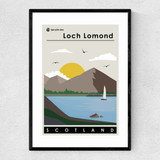 Loch Lomond Narrow Black Frame