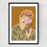 Calm by Arty Guava Narrow Black Frame