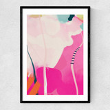 Lune Pink Sky II Narrow Black Frame