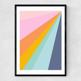 Colourful Space Narrow Black Frame