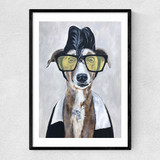 Greyhound Rock Narrow Black Frame