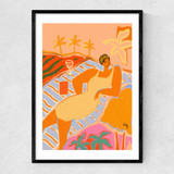 The Slow Life Narrow Black Frame