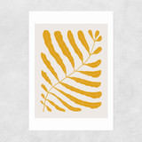 Yellow Plant Unframed Print