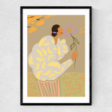 Flourish Narrow Black Frame