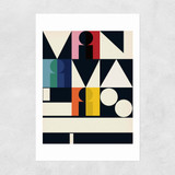 Minimalist by Deltanova Unframed Print