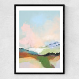 Dream Landscape Narrow Black Frame